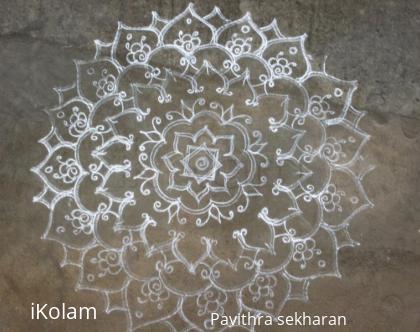 Rangoli: friday kolam