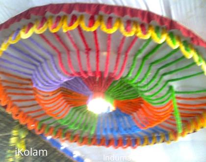 Rangoli: Srirangam Temple Decoration