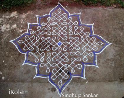 Rangoli: 15x1 - second kolam