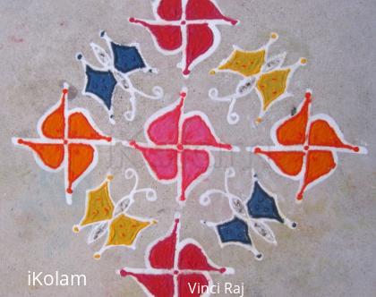 Rangoli: 15x1 Kolam-2