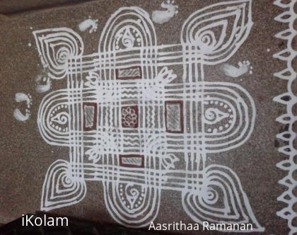 Rangoli: Gokulashtami Kolam