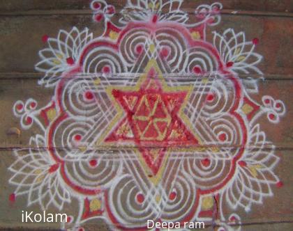 Rangoli: Tuesday kolam