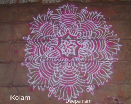 Rangoli: copy cat kolam