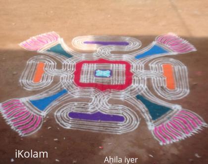 Rangoli: Rangoli with design pattern