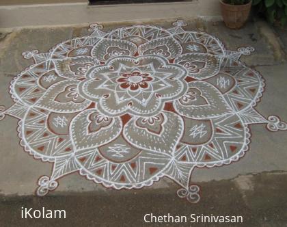 Rangoli: Ganesh Chaturthi Kolam