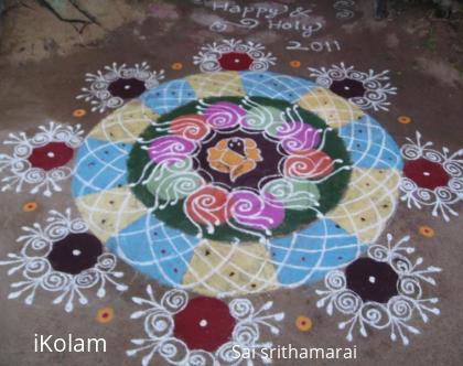 Rangoli: free hand rangoli