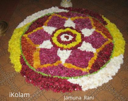 Rangoli: Flower rangoli