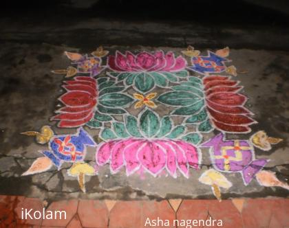 Rangoli: pongal kolam