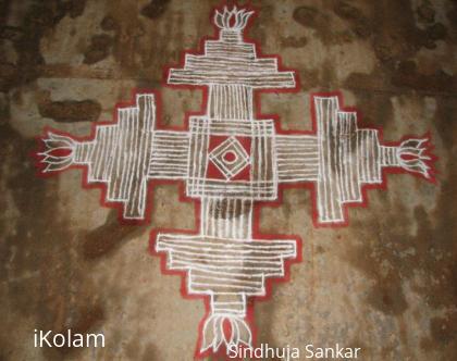 Rangoli: Padi Kolam 2