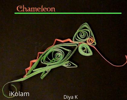 Rangoli: Chameleon