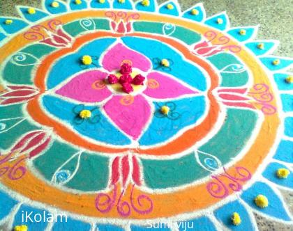 Rangoli: varshapirappu kolam