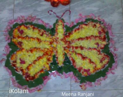 Rangoli: My mom's pookalam