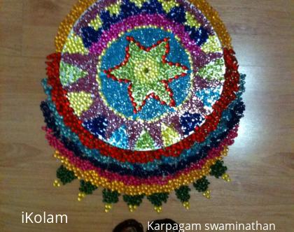 Rangoli: Beads Rangoli