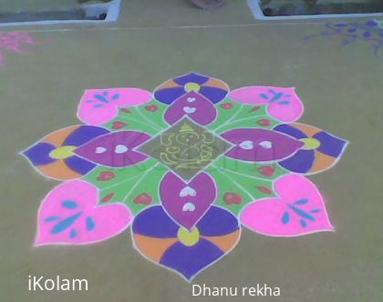 Rangoli: pongal kolam