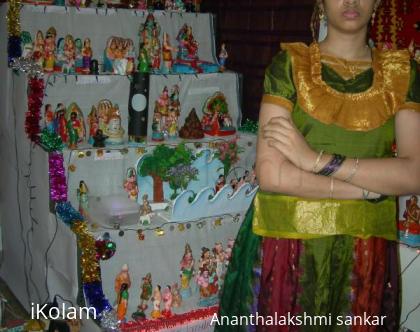 Rangoli: Title of the Kolu: 12 Jothirlingam Kshetras