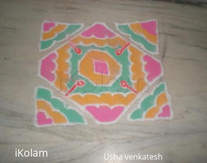 Rangoli: 10 by10 rangoli