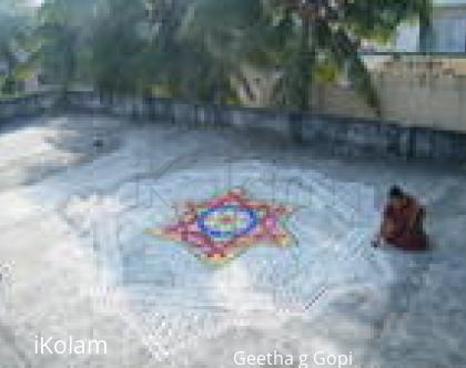 Rangoli: rangoli kolam