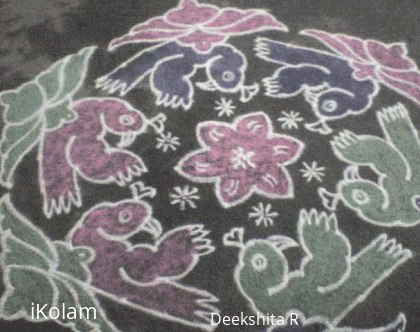 Rangoli: Bird Rangoli