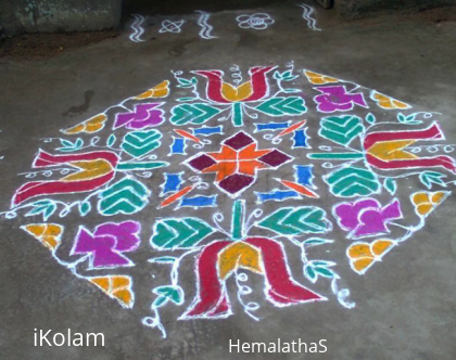 Rangoli: colour kolam