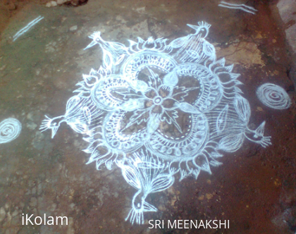 Rangoli: Wednesday's special kolam 