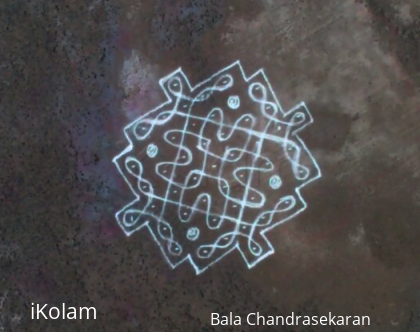 Rangoli: Chikku kolam