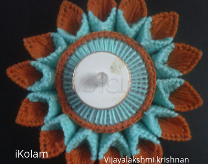 Rangoli: Canvas embroidery