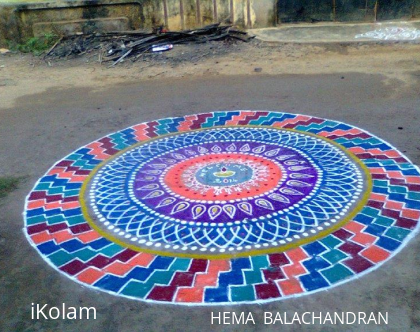 Rangoli: New year kolam