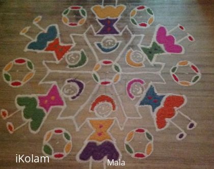 Rangoli: Bommai kolam