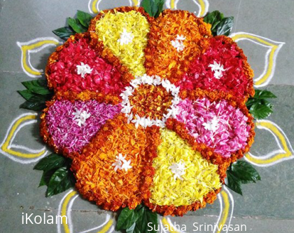 Rangoli: Pookalams for Onam 2015