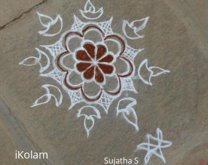 Rangoli: Trial Rangoli by a beginner