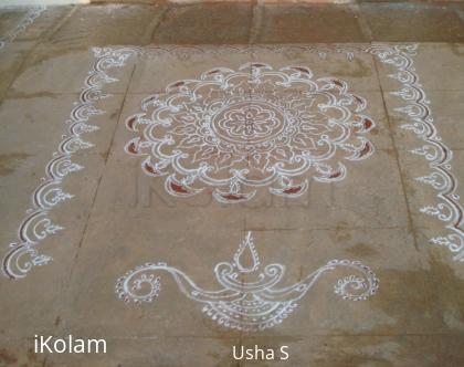 Rangoli: Free hand rangoli 