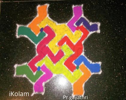 Rangoli: Margazhi Kolam #8