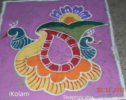 Rangoli: marghazhi kolam