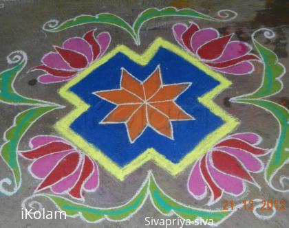 Rangoli: marghazhi kolam