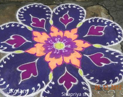 Rangoli: marghazhi kolam