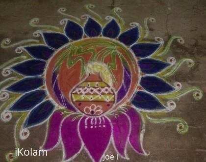 Rangoli: Pongal kolam 