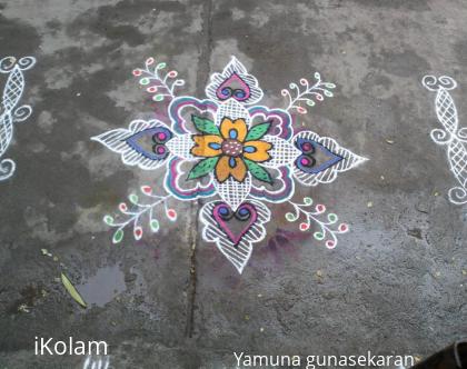 Rangoli: flower rangoli