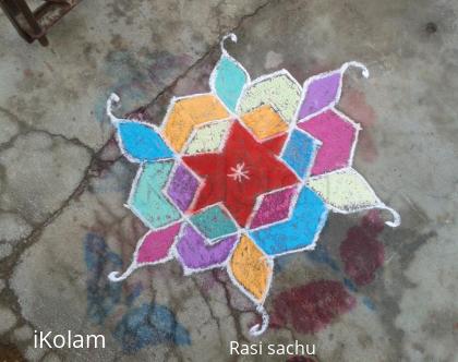 Rangoli: star