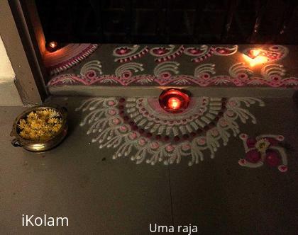 Rangoli: Friday pujakolam