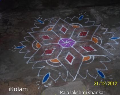 Rangoli: margazhi kolam