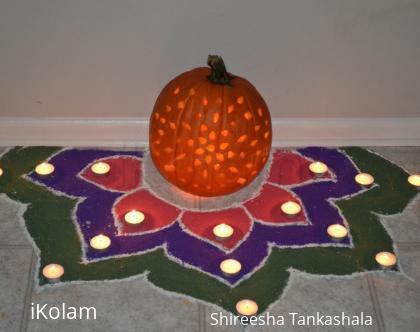 Rangoli: Halloween Kolam