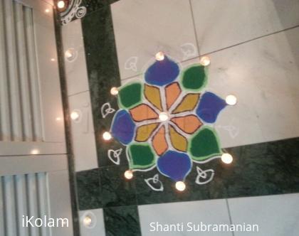 Rangoli: My Colourful Navratri Rangoli