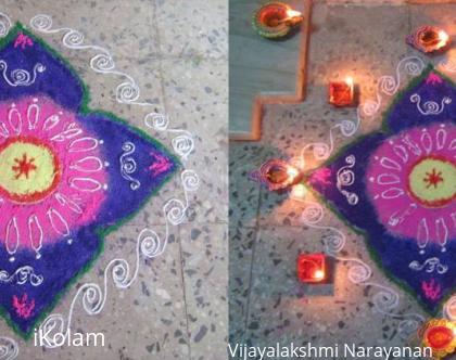 Rangoli: Rangoli for Thiru Karthikai 2012