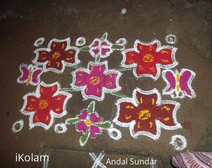 Rangoli: new year kolam - neighbour