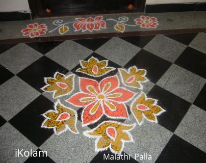 Rangoli: Small rangoli for flats