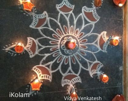 Rangoli: Karthigai deepam