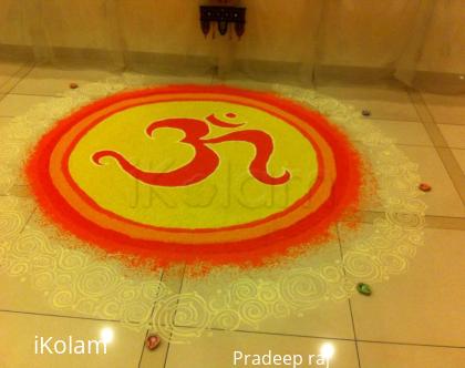 Rangoli: Divine Om