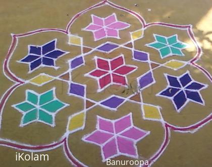 Rangoli: One of my margazhi kolam