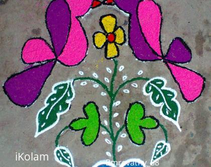 Rangoli: Love Birds