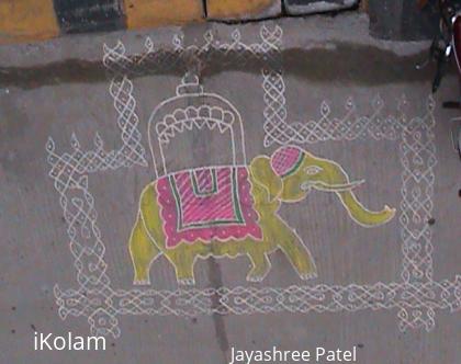 Rangoli: Dasara Kolam